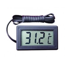 TPM-10F Termometre 1.5mt (C) Djital (Pilli)-Siyah-