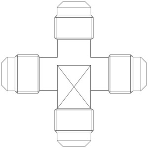 CASTEL PİRİNÇ FITTINGS STAVROZ 1/4''