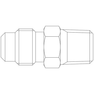 CASTEL KOMPRESÖR ÜNYON 1/4''-1/4'' NPT
