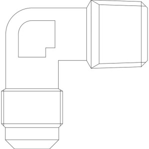 CASTEL PİRİNÇ DİRSEK 1/4''- 1/4'' NPT