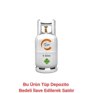 C-Gas R-404A 10 KG Doldurulabilir Tüplü Soğutucu Gaz