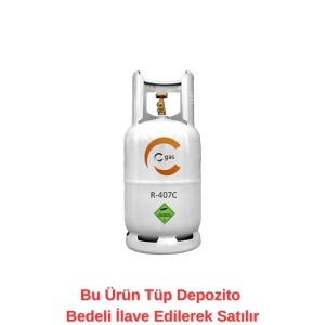 C-Gas R-407C 10 KG Doldurulabilir Tüplü Soğutucu Gaz