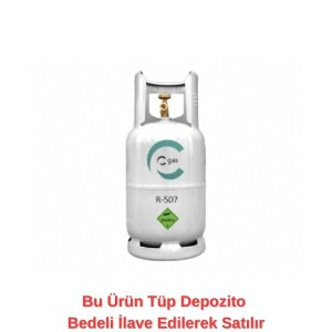 C-Gas R-507A 10 KG Doldurulabilir Tüplü Soğutucu Gaz