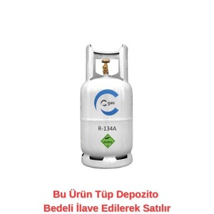 C-Gas R-134A 12 KG Doldurulabilir Tüplü Soğutucu Gaz