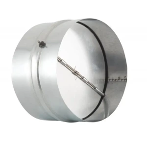 Q 254 mm Afs Yaylı Klape Metal Tek Yönlü Hava Geçişi Pratik Montaj Agmair Agm Havalandırma