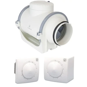 TD Evo 100 Reb-1 Hız Anahtarlı 210 m3/h Soler Palau Kademeli Yuvarlak Havalandırma Fanı