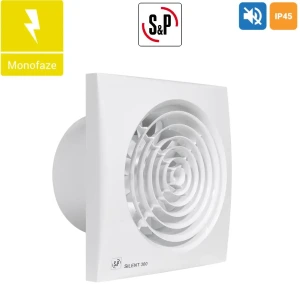 Soler & Palau Silent 300 CZ Kanal 150mm m³/h 280 dB 32 Sessiz Tasarruflu Ortam Havalandırma Fanı AGMair agm