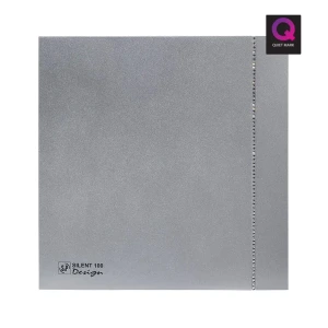 Dekoratif Gümüş Swarovski Havalandırma Fanı Silver Swarovski Silent 100 Cz Design Ultra Sessiz Banyo Wc Aspiratörü Soler Palau Estetik Dizayn