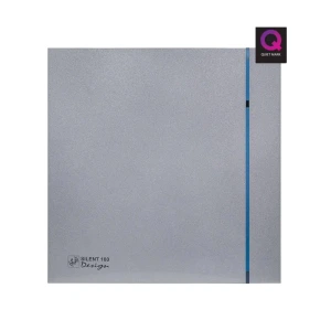 Dekoratif Havalandırma Silent 100 Cz Silver Design Ultra Sessiz Banyo Wc Aspiratörü Soler Palau Estetik Dizayn AGMair Agm Havalandırma