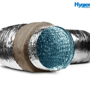AFS Hygiene 315 mm İzolesiz Hijyen Flexible 10 Metre Antibakteriyel Hava Borusu ALUAFS AGMair Agm Havalandırma