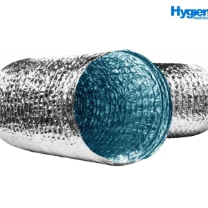 AFS Hygiene 508 mm İzolesiz Hijyen Flexible 10 Metre Antibakteriyel Hava Borusu ALUAFS AGMair Agm Havalandırma