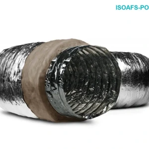 AFS Isoafs-Poly 710 mm İzoleli Polyester Flexible 7.6 Metre Esnek Hava Borusu AGMair Agm Havalandırma