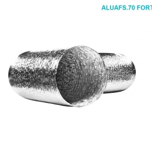 AFS Forte 102 mm İzolesiz Flexible Yüksek Mukavemetli 10 Metre Esnek Hava Borusu ALUAFS AGMair Agm Havalandırma