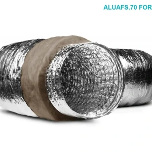 AFS Forte 52 mm İzoleli Flexible Yüksek Mukavemetli 10 Metre Esnek Hava Borusu ALUAFS AGMair Agm Havalandırma
