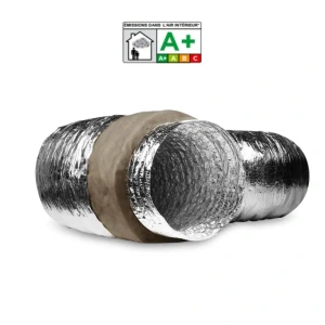 203 mm AFS Ses ve Isı İzolasyonlu 10 mt Aluminyum Flexible Hava Kanalı SONOAFS-ALU.70B ECOSOFT