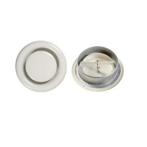 AFS 125 mm Metal Gemici Anemostadı Emiş Üfleme Sızdırmaz Contalı Kolay Montaj AGMair Agm Havalandırma