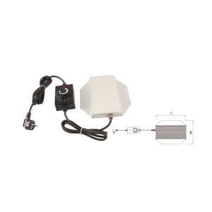 Teknik Isısan  Çorba Potu için 9 Kademeli Termostatlı Isıtıcı 20 * 20 cm. 500 Watt 230 Volt Teknik Isısan R1032