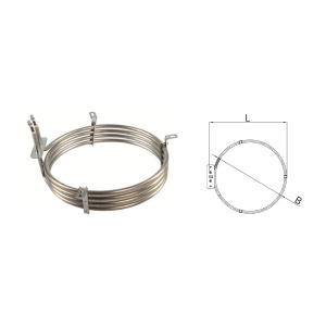 Teknik Isısan  Empero Konveksiyon Fırın Rezistansı 4 Katlı 24 cm. 3000 Watt 230 Volt Teknik Isısan R2074