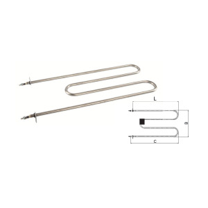 Teknik Isısan  Şahin Sauna Rekorlu Rezistansı 40 cm. 1300 Watt 230 Volt Teknik Isısan R2053